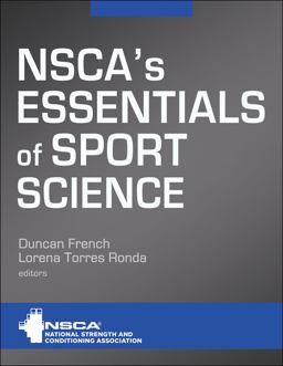 NSCA's Essentials of Sport Science  9781492593355 Front Cover