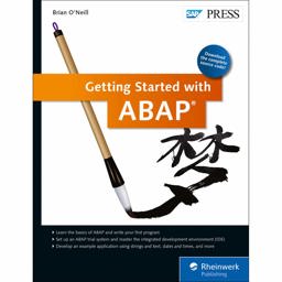 Getting Started with ABAP  9781493212422 Front Cover