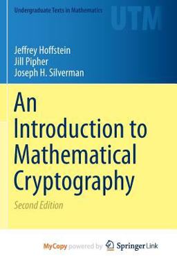 An Introduction to Mathematical Cryptography An Introduction to Mathematical Cryptography