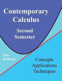 Contemporary Calculus Second Semester  9781494346799 Front Cover