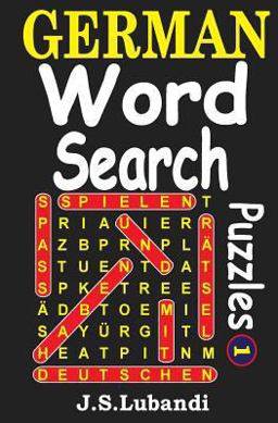 German Word Search Puzzles  9781494945701 Front Cover