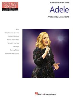 Adele - Popular Songs Series 8 Beautiful Arrangements for Intermediate Piano Solo  9781495062803 Front Cover