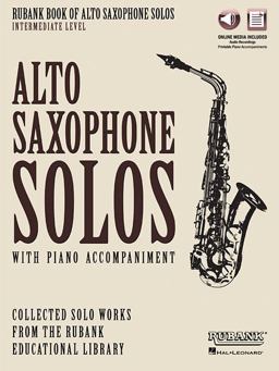 Rubank Book of Alto Saxophone Solos - Intermediate Level: Book/Online Audio