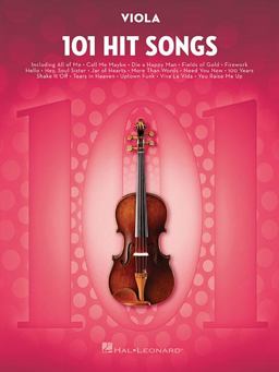 101 Hit Songs For Viola  9781495075360 Front Cover