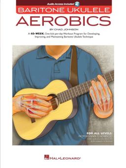 Baritone Ukulele Aerobics Book/Online Audio  9781495075759 Front Cover