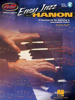 Easy Jazz Hanon 50 Exercises for the Beginning to Intermediate Pianist Musicians  9781495082290 Front Cover
