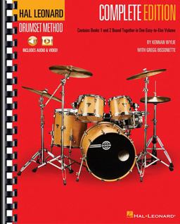 Hal Leonard Drumset Method - Complete Edition (Book/Online Audio)  9781495083341 Front Cover