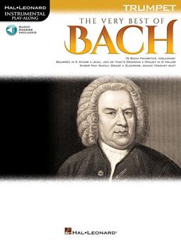 Very Best of Bach Instrumental Play-Along for Trumpet  9781495090813 Front Cover