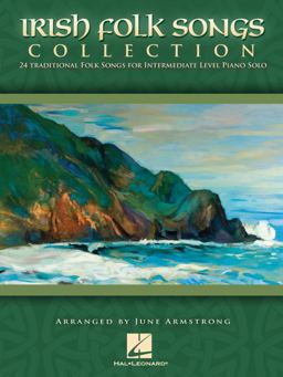 Irish Folk Songs Collection: 24 Traditional Folk Songs for Intermediate Level Piano Solo  9781495094873 Front Cover