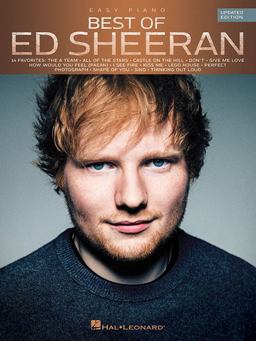 Best of Ed Sheeran for Easy Piano Updated Edition  9781495095757 Front Cover