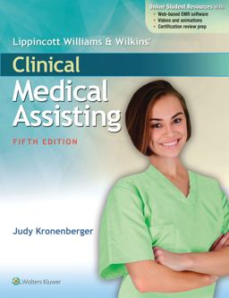 Lippincott Williams and Wilkins' Clinical Medical Assisting 5th 9781496302380 Front Cover