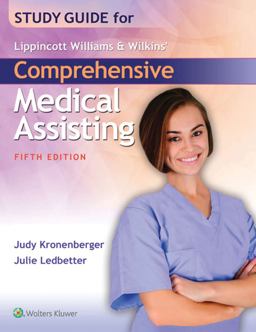 Study Guide for Lippincott Williams and Wilkins' Comprehensive Medical Assisting 5th 9781496302496 Front Cover