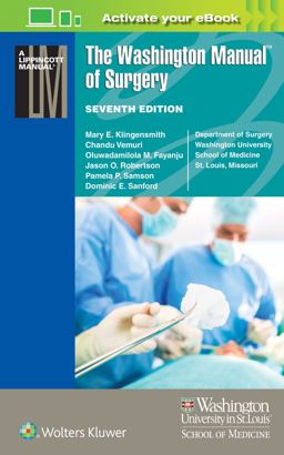Washington Manual of Surgery 7th 9781496310781 Front Cover