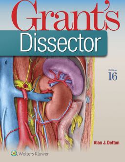 Grant's Dissector 16th 2016 Revised  9781496313805 Front Cover