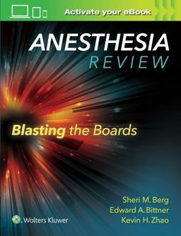 Anesthesia Review: Blasting the Boards  9781496317957 Front Cover