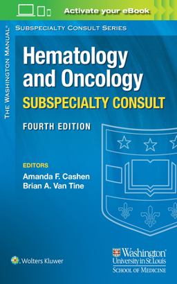 Washington Manual Hematology and Oncology Subspecialty Consult 4th 9781496328083 Front Cover