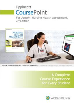 Jensen CoursePoint for Health Assessment and Text 2e Package Jensen CoursePoint for Health Assessment and Text 2e Package