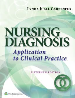 Nursing Diagnosis Application to Clinical Practice 15th 9781496338419 Front Cover