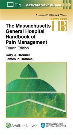 Massachusetts General Hospital Handbook of Pain Management 4th 9781496347787 Front Cover