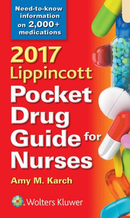2017 Lippincott Pocket Drug Guide for Nurses 5th 9781496353788 Front Cover
