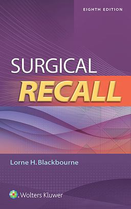 Surgical Recall 8th 9781496370815 Front Cover