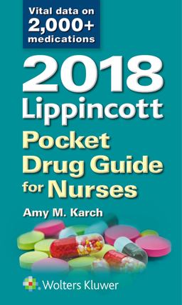 2018 Lippincott Pocket Drug Guide for Nurses 6th 9781496371935 Front Cover