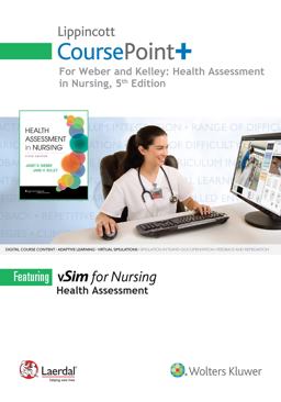 Lippincott CoursePoint for Weber: Health Assessment in Nursing 6th 9781496378392 Front Cover