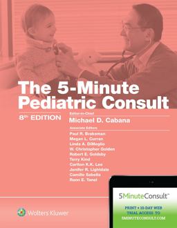 5-Minute Pediatric Consult 8th 9781496381767 Front Cover