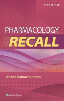 Pharmacology Recall 3rd 9781496386861 Front Cover