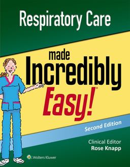 Respiratory Care Made Incredibly Easy 2nd 9781496397898 Front Cover