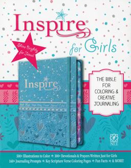 Inspire for Girls The Bible for Coloring &amp; Creative Journaling: Shine Brightly for Jesus!  9781496426659 Front Cover