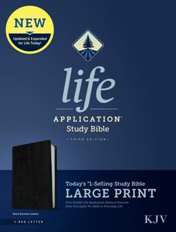 KJV Life Application Study Bible, Third Edition, Large Print (Red Letter, Bonded Leather, Black) KJV Life Application Study Bible, Third Edition, Large Print (Red Letter, Bonded Leather, Black)
