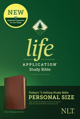 NLT Life Application Study Bible, Third Edition, Personal Size (LeatherLike, Brown/Tan) NLT Life Application Study Bible, Third Edition, Personal Size (LeatherLike, Brown/Tan)