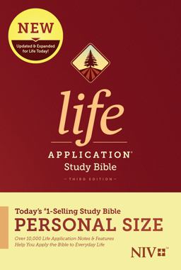 NIV Life Application Study Bible, Third Edition, Personal Size (Softcover)  9781496440129 Front Cover