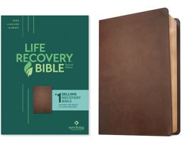 NLT Life Recovery Bible, Second Edition (LeatherLike, Rustic Brown)