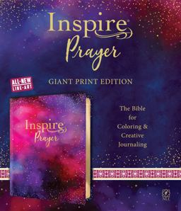Inspire PRAYER Bible Giant Print NLT (LeatherLike, Purple) Inspire PRAYER Bible Giant Print NLT (LeatherLike, Purple)