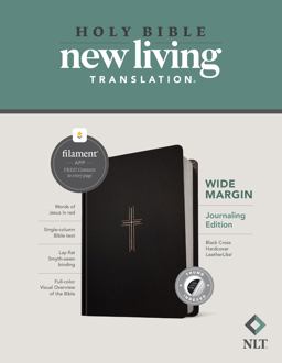 NLT Wide Margin Bible, Filament Enabled (Hardcover LeatherLike, Black Cross, Indexed, Red Letter) NLT Wide Margin Bible, Filament Enabled (Hardcover LeatherLike, Black Cross, Indexed, Red Letter)