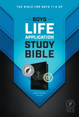 NLT Boys Life Application Study Bible, Tutone (LeatherLike, Neon/Black, Indexed) NLT Boys Life Application Study Bible, Tutone (LeatherLike, Neon/Black, Indexed)