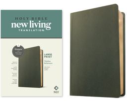 NLT Large Print Thinline Reference Bible, Filament Enabled (Genuine Leather, Olive Green, Red Letter) NLT Large Print Thinline Reference Bible, Filament Enabled (Genuine Leather, Olive Green, Red Letter)