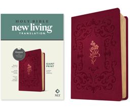 NLT Giant Print Bible, Filament Enabled (LeatherLike, Cranberry Flourish, Red Letter) NLT Giant Print Bible, Filament Enabled (LeatherLike, Cranberry Flourish, Red Letter)