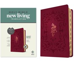 NLT Giant Print Bible, Filament Enabled (LeatherLike, Cranberry Flourish, Indexed, Red Letter) NLT Giant Print Bible, Filament Enabled (LeatherLike, Cranberry Flourish, Indexed, Red Letter)
