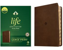 NLT Life Application Study Bible, Third Edition, Large Print (LeatherLike, Rustic Brown Leaf, Indexed, Red Letter) NLT Life Application Study Bible, Third Edition, Large Print (LeatherLike, Rustic Brown Leaf, Indexed, Red Letter)