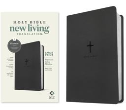 NLT Large Print Premium Value Thinline Bible, Filament Enabled (LeatherLike, Black Cross) NLT Large Print Premium Value Thinline Bible, Filament Enabled (LeatherLike, Black Cross)