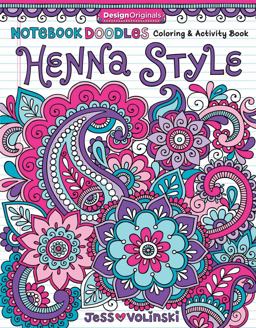 Notebook Doodle - Henna Style:  9781497200173 Front Cover