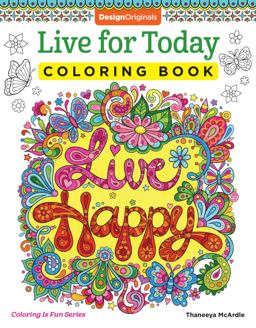Live for Today Coloring Book: Designoriginals  9781497202054 Front Cover