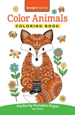Color Animals Coloring Book Perfectly Portable Pages  9781497202399 Front Cover