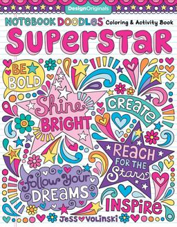 Notebook Doodle - Superstar!:  9781497202481 Front Cover