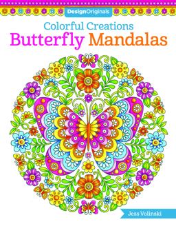 Colorful Creations Butterfly Mandalas Coloring Book Pages Designed to Inspire Creativity!  9781497202610 Front Cover