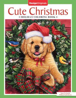 Cute Christmas Holiday Coloring Book  9781497203754 Front Cover