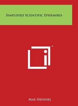 Simplified Scientific Ephemeris